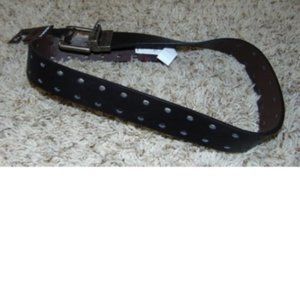 Mens Belt Tony Hawk Black Brown Reversible Synthetic Leather sz S 30-32